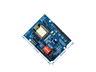 ESP8266 ESP-12E UART WIFI Wireless Shield Development Board For Arduino UNO R3 Circuits Boards Modules ON