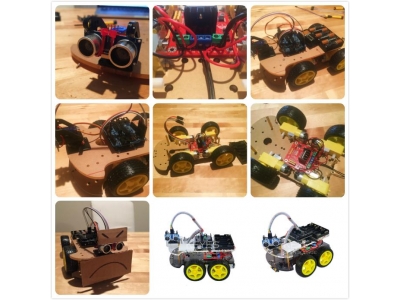 Kit Upgrade Smart Mecanum Wheels Chassis Robot Car for R3 Project Self-Building Programable DIY Electronics