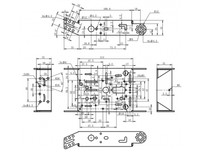  2WD Aluminum alloy smart car Platform for DIY Chassis car Kit