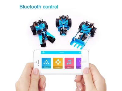 Hellobot microbit Starter Robot Kit, DIY 3 in 1 Advanced Mechanical Aluminium Alloy,STEM Education for 10+ Kids to Learn Robotics, Electronics and Program