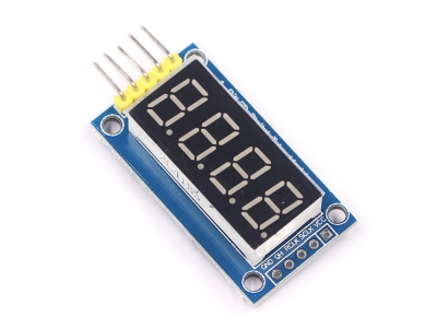 High Quality 4 Bits 4bit Digital Tube LED Display Module Red Four Serial for Arduino 595 Driver