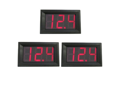 0.56‘‘ 2Wire DC    4.5V-30V LED Digital Display Voltage Panel Meter Voltmeter