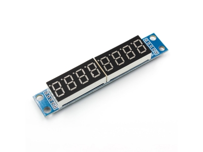 MAX7219 LED Dot Matrix 8 Digit Digital Tube Display Control Module 3.3V 5V Microcontroller Serial Driver 7-segment