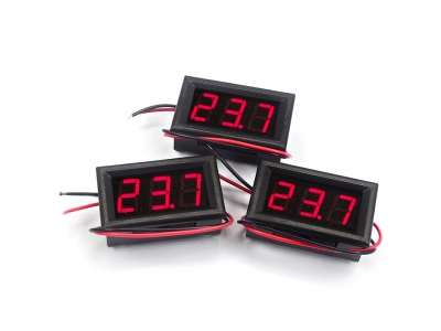 2wire DC RED voltage meter dc4.5v-120v reverse protection 0.56 inch LED digital display components For Electromobile Motorcycle Car