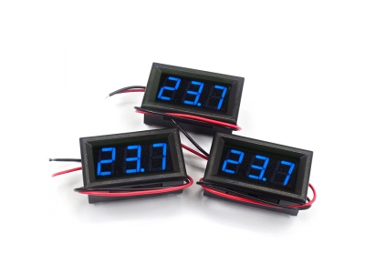 2wire DC Blue voltage meter dc4.5v-120v reverse protection 0.56 inch LED digital display components For Electromobile Motorcycle Car