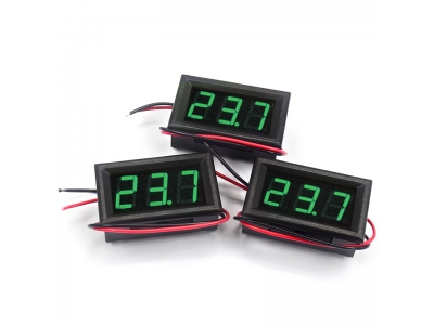 2wire DC Green voltage meter dc4.5v-120v reverse protection 0.56 inch LED digital display components For Electromobile Motorcycle Car