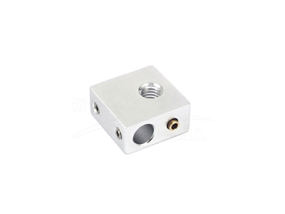 High quality 3D Printer Accessories Heated Block MK7 MK8  for Print Head Extruder J-head Aluminum Block