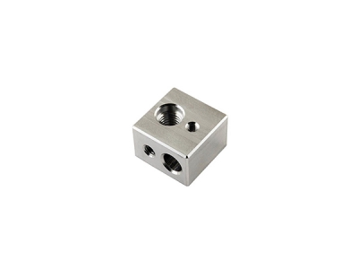 3d printer Parts MK10 Heater Block M7 Thread for Makerbot 2 Generation Extruder Hotend Aluminum 20*20*13mm for 3D Printer