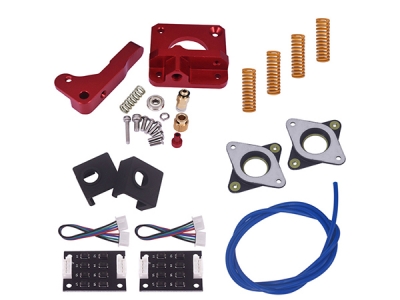 3D Printer MK8 Extruder Upgrade Kit Springs Extruder Sock Tube Stepper Dampers Smoother for Creality Ender 3 CR10 CR-10 Printer