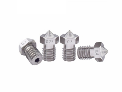 E3D V5 V6 Nozzle M6 Thread 0.2mm 0.4mm Titanium Alloy Nozzles 3D Printer Extruder Hotend Nozzle for 1.75mm Filament