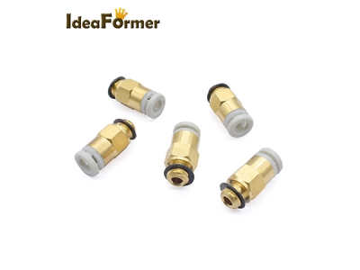 3D Printer Parts One-touch Pneumatic fittings joint KJH04-M6 SMC Connector Quick Coupler for 1.75 mm Creality Cr10 Ender-3.