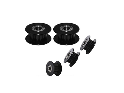 GT2 Idler Pulley 16 Teeth  Bore 3mm  3D Printer Parts Aluminum 2GT Timing Pulley Belt Width 6mm  Black