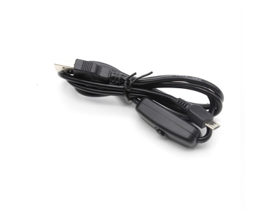 Raspberry Pi 3 Power Cable with switch ON/OFF button Micro USB charging cable for Banana PI Raspberry Pi 2 power cable