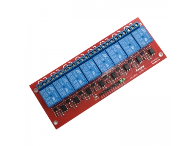 8 Channel 5V Relay Module with Optocoupler Support High and Low Level Trigger