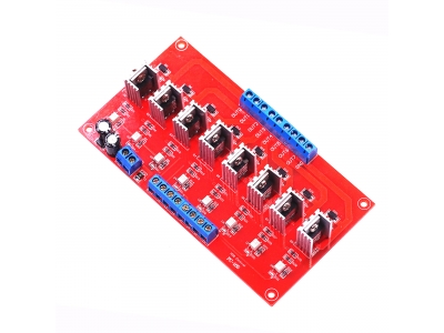 8 Channel DC PLC Amplifier board IO Protection Optocoupler Isolated Power Output Board With Intermediate Relay Module