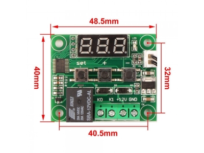 W1209 LED Digital Thermostat Temperature Control High Precision Thermometer Thermo Controller Switch Module DC 12V