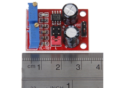 NE555 Pulse Frequency Duty Cycle Adjustable Module Square Wave Signal Generator Stepping Motor Driver LED Indicator Module