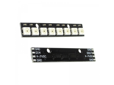 8 channel WS2812 5050 RGB LED lights built-in full color-driven development board