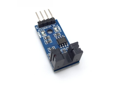 IR Optocoupler Speed Sensor Module LM393 Groove Coupler Sensor 3.3V-5V Connect Relay Buzzer Module