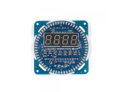 DS1302 Rotating LED Display Alarm Electronic Clock Module DIY KIT LED Temperature Display