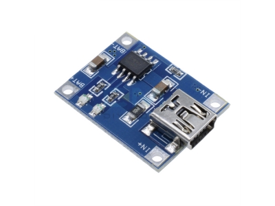 Mini USB 5V 1A 18650 TP4056 Lithium Battery Charger Module Charging Board With Protection Dual Functions 1A Li-ion