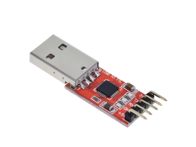 New USB 2.0 to TTL UART 5PIN Module Serial Converter CP2102 STC PRGMR Free Cable  DOM668