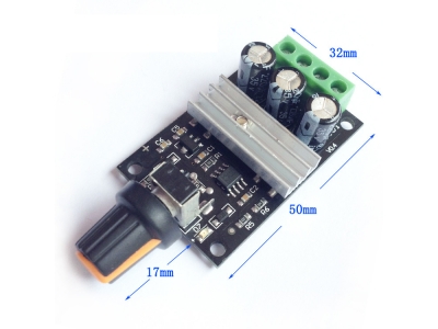 PWM Motor Speed Controller Regulator DC 6V 12V 24V 28VDC 3A 80W Adjustable Variable Speed Control With Potentiometer Switc