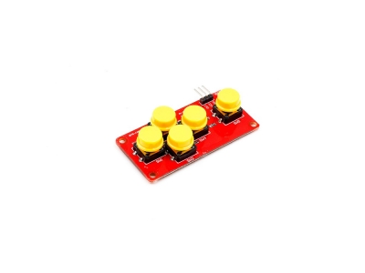 New AD Keyboard Simulate Five Key Module Analog Button Sensor Expansion Board