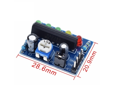 Audio Level Indicator Power Level Indicator Level Indicating Module KA2284 3.5V-12V Controller AC DC Pcb Board