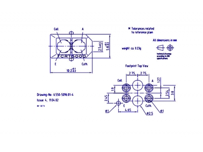 TCRT5000 Photoelektrischer Sensor Modul Reflektion Lichtschranke Tracking