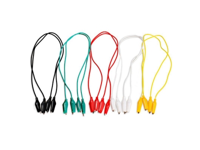 Brand New  Alligator Clips Electrical DIY Test Leads Alligator Double-ended Crocodile Clips Roach Clip Test Jumper Wire