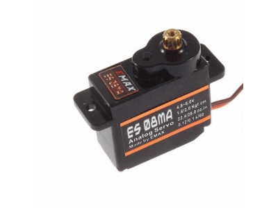 EMAX ES08MA II Mini Metal Gear Analog Servo 12g/ 2.0kg/ 0.12 Sec Mg90S for 18DOF Biped Humanoid Robotic